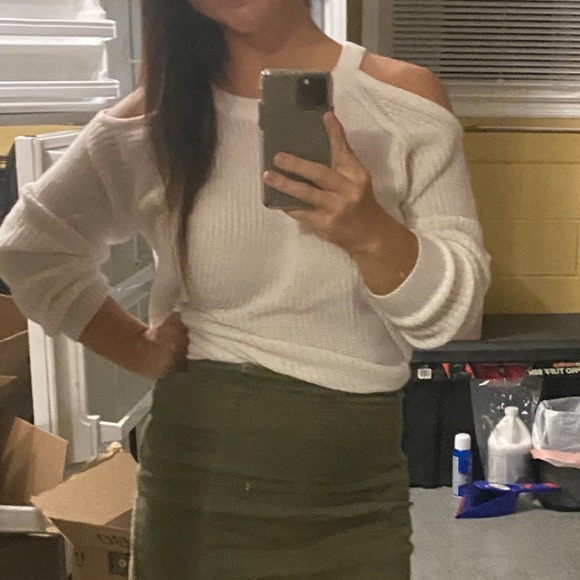 Sanctuary open shoulder sweater - Picture 2 of 11